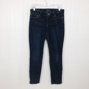 Lucky Brand Cropped Jeans Dark Wash Stretch 6